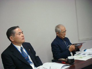 金田部長と笠原先生